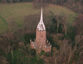 The Waterloo Tower from the air